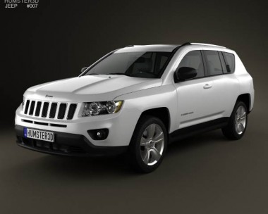 Jeep Compass 2012 3D Model