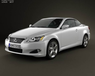 Lexus IS C (XE20) 2012 3D Model