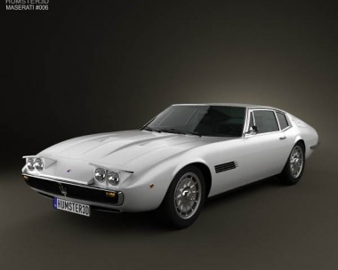 Maserati Ghibli coupe 1967 3D Model