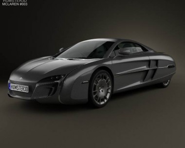 McLaren X-1 2012 3D Model