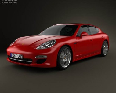 Porsche Panamera 2012 3D Model