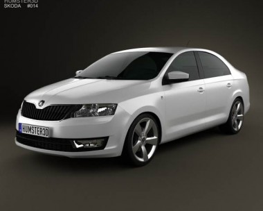 Skoda Rapid 2012 3D model