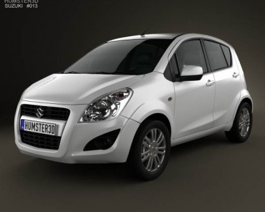 Suzuki Splash (Ritz) 2012 3D Model