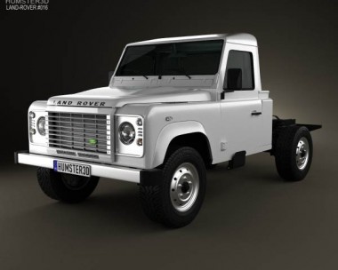 Land Rover Defender 110 Chassis Cab 2011 3D model