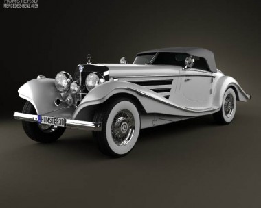 Mercedes-Benz 500K Special Roadster 1936 3D model