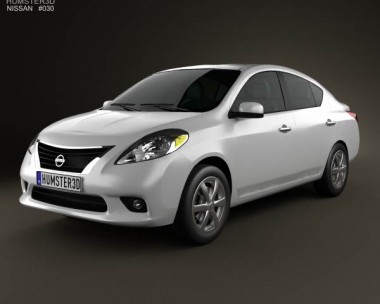 Nissan Versa (Tiida) sedan 2012 3D model