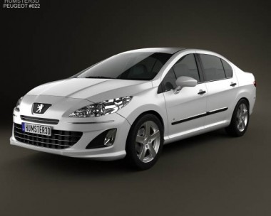 Peugeot 408 2012 3D model