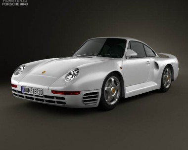 Porsche 959 1986 3D Model