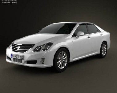 Toyota Crown Royal Saloon (S200) 2010 3D Model