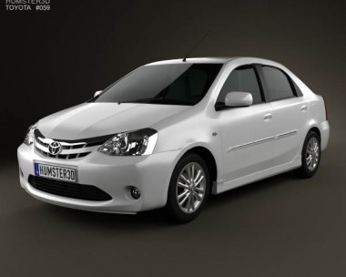 Toyota Etios 2012 3D model