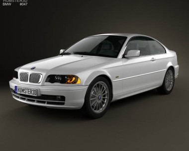 BMW 3 Series coupe (E46) 2004 3D Model