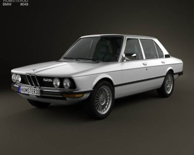 BMW 5 Series sedan (E12) 1978 3D Model