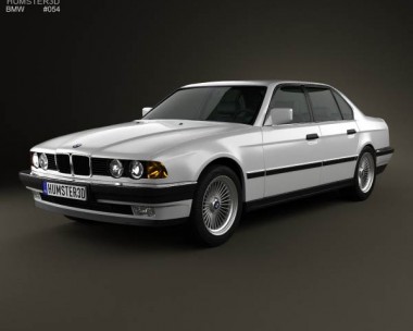 BMW 7 Series (E32) 1992 3D model