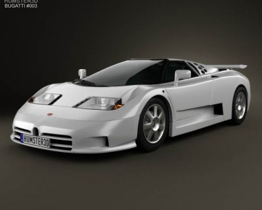 Bugatti EB110 1991 3D Model