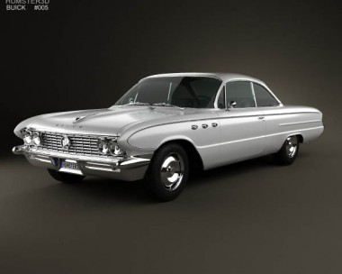 Buick LeSabre 2-door hardtop 1961 3D model