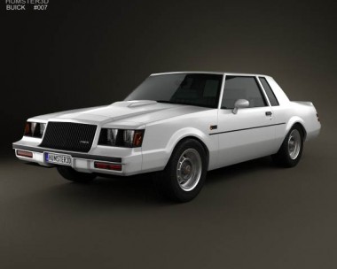 Buick Regal Grand National 1987 3D Model