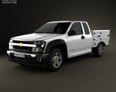 Chevrolet Colorado Hotshot I Lowboy 2011 3D Model