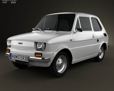 Fiat 126 1976 3D Model