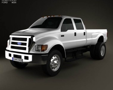 Ford F-650 / F-750 pickup 2012 3D Model