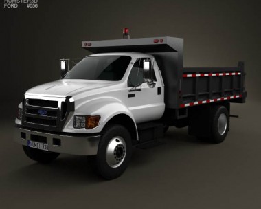 Ford F-650 / F-750 Dump Truck 2012 3D model