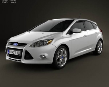 Ford Focus Hatchback Titanium 2012 3D model