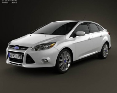 Ford Focus Sedan Titanium 2012 3D model