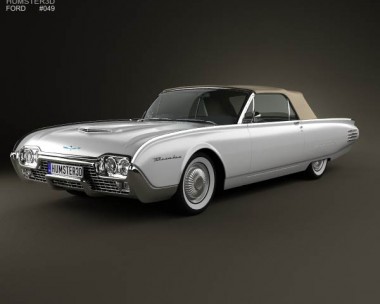 Ford Thunderbird 1961 3D Model