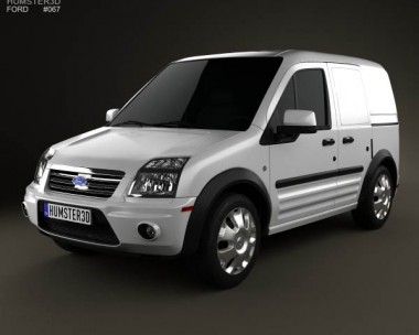 Ford Transit Connect SWB 2012 3D Model