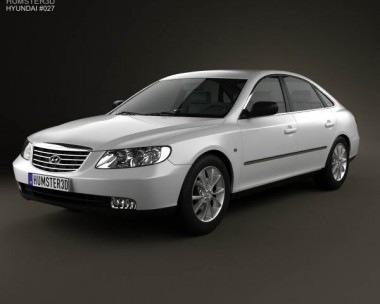 Hyundai Grandeur (Azera) 2011 3D Model