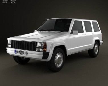 Jeep Cherokee XJ 4-door 2001 3D model