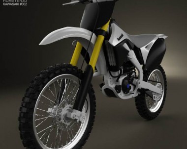 Kawasaki KX250F 2012 3D Model