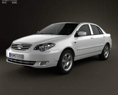 BYD F3 2012 3D model