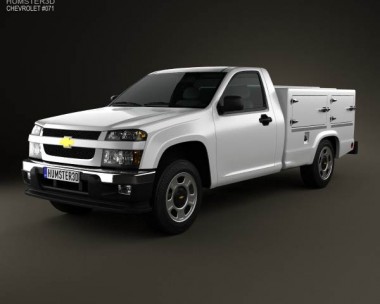 Chevrolet Colorado Hotshot II Lowboy 2011 3D Model