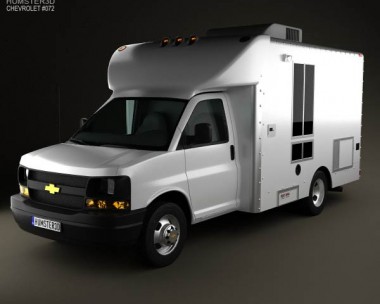 Chevrolet Express Mobile Vending 2003 3D model