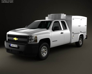 Chevrolet Silverado Hotshot II XL 2011 3D Model