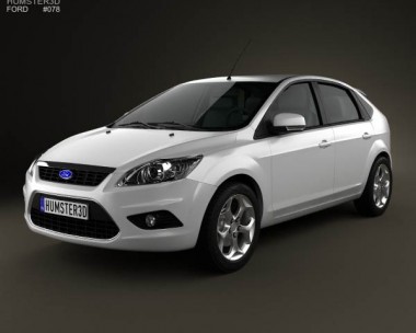 Ford Focus hatchback 5-door 2009 3D model