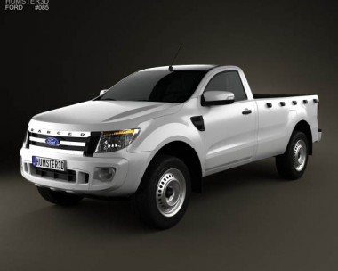 Ford Ranger Single Cab 2012 3D Model