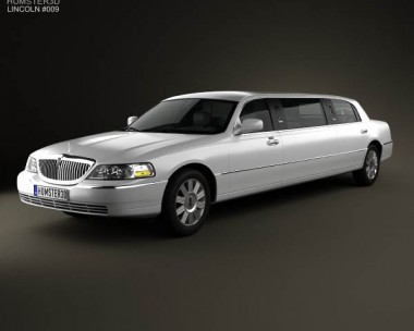 Lincoln Town Car Limousine 2011 3D Model