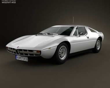 Maserati Merak 1972 3D Model