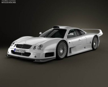 Mercedes-Benz CLK-class GTR AMG 1999 3D model