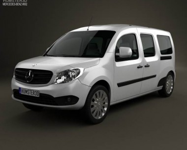 Mercedes-Benz Citan Crew Bus 2012 3D Model