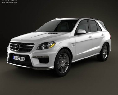 Mercedes-Benz ML-class AMG (W166) 2012 3D Model