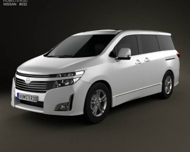 Nissan Elgrand (E52) 2012 3D Model