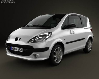 Peugeot 1007 2008 3D model