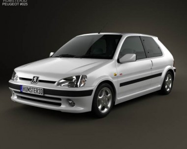 Peugeot 106 GTI 3-door 1997 3D Model