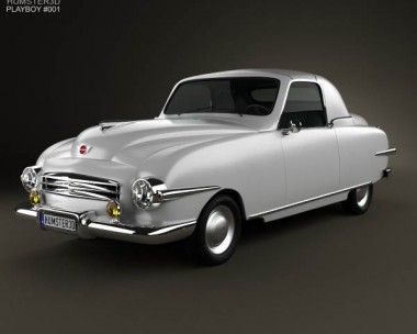 Playboy Convertible 1951 3D Model