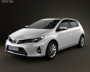 Toyota Auris hatchback 5-door 2013 3D Model