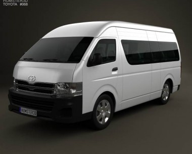 Toyota HiAce Super Long Wheel Base 2012 3D Model