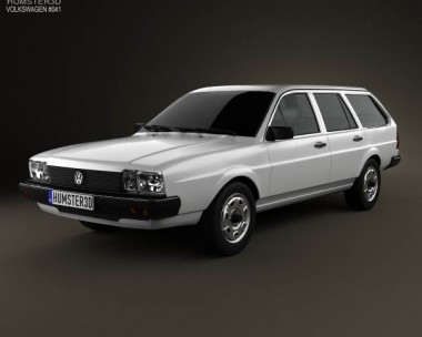 Volkswagen Passat (B2) variant 1981 3D Model