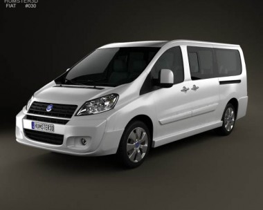 Fiat Scudo Combi L2H1 2011 3D model